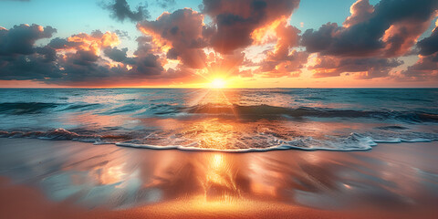 Free photos of tropical islands beaches during sunset with clouds and a sunset on the beach 