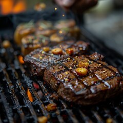 grilled steak