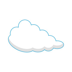 Fototapeta premium Cartoon Cloud