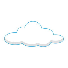 Obraz premium Cartoon Cloud