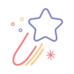 Stars Doodle Handdrawn