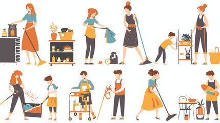 Family chores Light housework home workers children