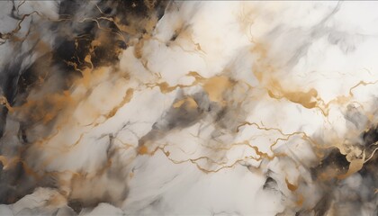 Marble material in gold beige gray as background