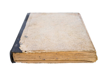 old book isolated on white