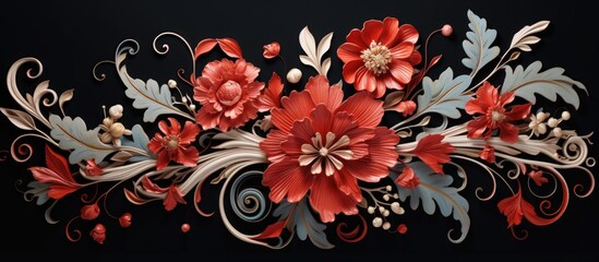Obraz premium Floral ornament