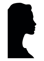 silhouette of a woman