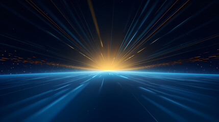 Fototapeta na wymiar Technology particle abstract background, abstract particles in science fiction space