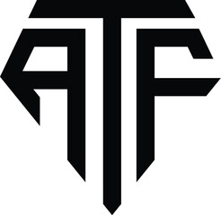 Vector ATF diamond logo - obrazy, fototapety, plakaty