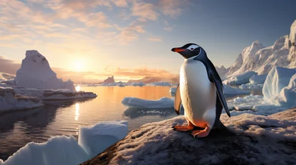 Rolgordijnen Penguin © Fauzia