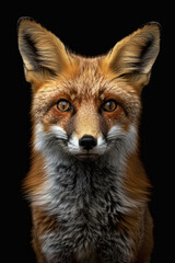 Naklejka premium A closeup shot of a fox