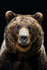 Fototapeta premium A closeup shot of a brown bear