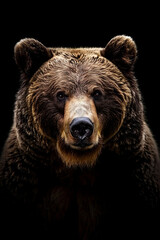 Fototapeta premium A closeup shot of a brown bear