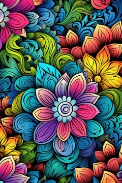 flower mindful pattern