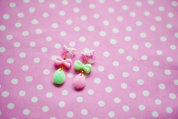 子供用の手作りイヤリング