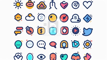 Full collection of attention icons available in my portfolio