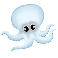 blue octopus