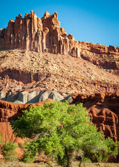Plateaus and Orchards at Capitol Reef National Park in Utah