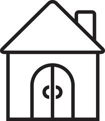 House Line Icon