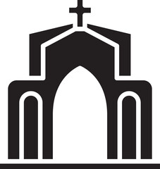 Church Glyph Icon