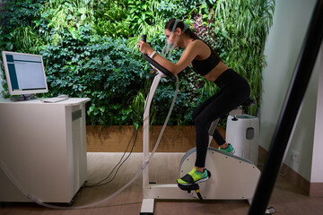 Active female on recovery and treatment procedure