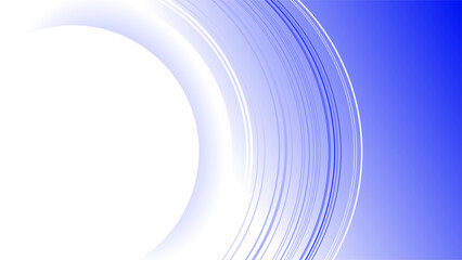 Repeating outline of circles with empty space for title and text presentation background