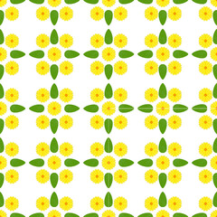 seamless pattern with flowers