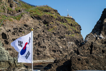 Naklejka premium Dokdo, East Sea