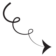 Elegant arrows set for business plan, presentation and education. Sign, Symbol, Hand drawn arrow collection