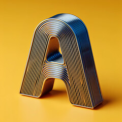 A 3d text render