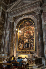 Chapel in the name of the Holy Martyr Sebastian of Mediolansky in St. Peter's Cathedral in the Vatican - 753490695