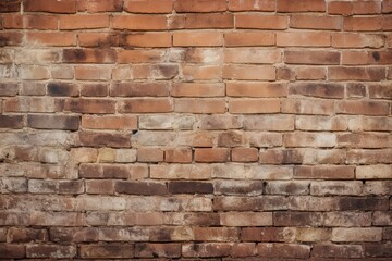 Fototapeta premium Brown Brick Wall Texture for Grunge Architecture or Stone Surface Background
