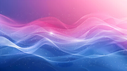 Blue Wave Motion: Abstract Design with Light Lines and Swirls in 3D Vector Art