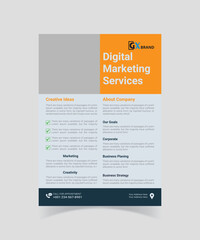 Corporate modern business flyer Design 