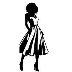 girl in a dress