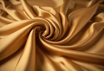 A smooth, elegant golden silk backdrop, reminiscent of sepia-toned retro style by ai generated