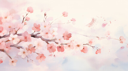 Obraz na płótnie Canvas Cherry blossom background