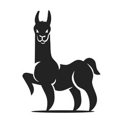 Llama Logo template Isolated. Brand Identity. Icon Abstract Vector graphic