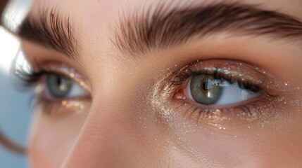 Obraz premium Crystal Inspired Eyeshadow Shimmer