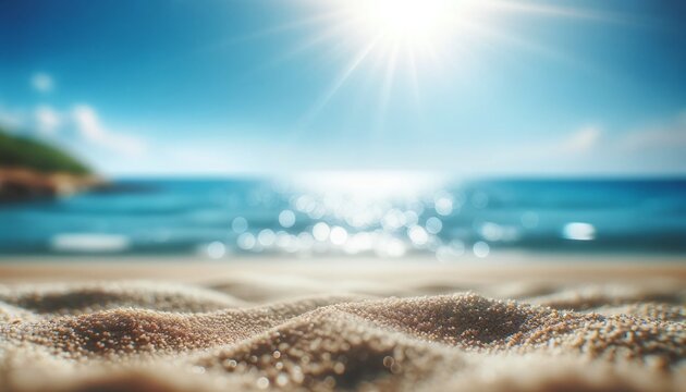 wallpaper a beach scene focusing on the sandy foreground with fine grains and subtle textures background sunny poster, rest, vector background landscape photography