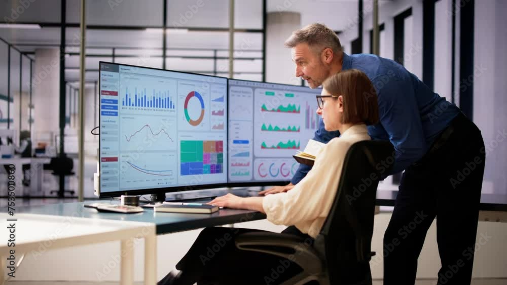 Aufkleber Data Analyst Using Data Analytics KPI