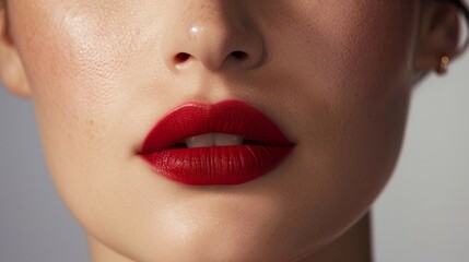 Naklejka premium Lip Stain for a Kiss-Proof Finish