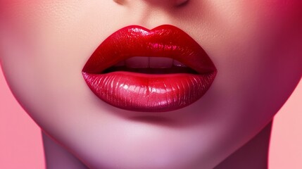 Naklejka premium Two-Tone Lip Bar for Gradient Lips