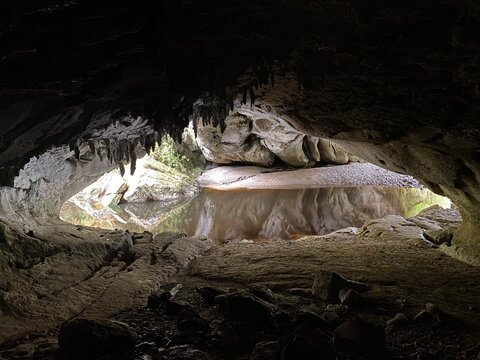 lonely cave archway