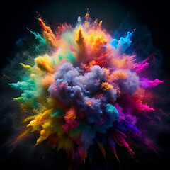 Holi Color Background