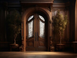 Fototapeta premium old wooden door