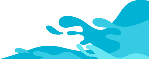 Splash Wave Sea Corner