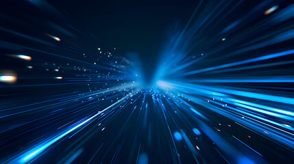 abstract blue background with rays