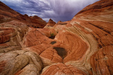Captivating landscape of Navajo Buttes, Arizona.