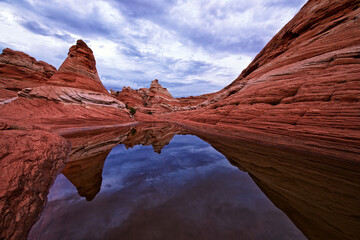 Fototapeta na wymiar Captivating landscape of Navajo Buttes, Arizona.