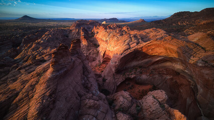 Captivating landscape of Navajo Buttes, Arizona.